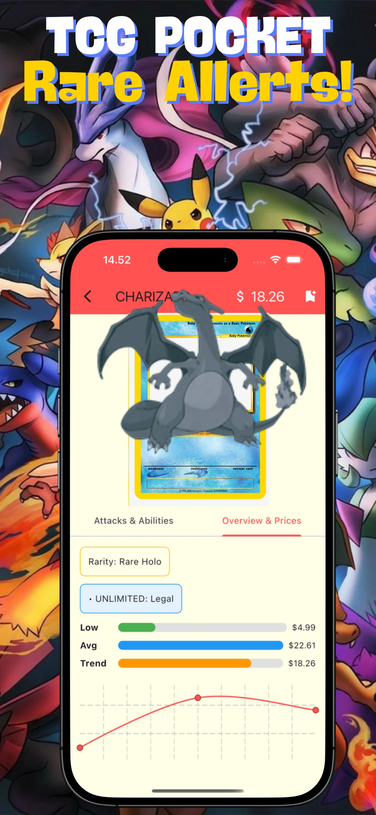 TCG Pokemon Scanner Card Value screenshot